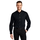 aerial view a classic navy port authority(r) long sleeve twill shirt, image 1 of 6