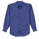 aerial view a mediterranean blue port authority(r) extended size long sleeve easy care shirt - colors, image 1 of 6