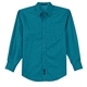 aerial view a teal green port authority(r) extended size long sleeve easy care shirt - colors, image 1 of 6