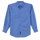 aerial view a ultramarine blue port authority(r) extended size long sleeve easy care shirt - colors, image 1 of 6