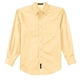 aerial view a yellow port authority(r) extended size long sleeve easy care shirt - colors, image 1 of 6