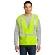 aerial view a safety yellow/ reflective port authority(r) enhanced visibility vest, image 1 of 6