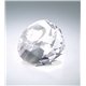 aerial view a clear modica flat cut diamond, image 1 of 3
