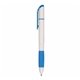 aerial view a blue 2 in 1 pen / highlighter, image 1 of 2