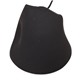 aerial view a black seal shield(tm) mouse black antimicrobial - washable mouse, image 1 of 2