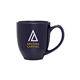 aerial view a glossy cobalt blue 15 oz bistro mug - cobalt blue, image 1 of 6