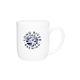 aerial view a matte white/glossy white 16 oz modelo mug - matte white / glossy white, image 1 of 6