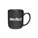 aerial view a matte black/glossy black 16 oz modelo mug - matte black / glossy black, image 1 of 6