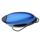 aerial view a metallic blue pro visor sunglasses clip, image 1 of 2