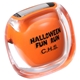 aerial view a orange acrylic cover clearview multifunction pedometer, image 1 of 2