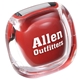 aerial view a red acrylic cover clearview multifunction pedometer, image 1 of 2