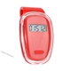 aerial view a red clear cover fitness first pedometer, image 1 of 2