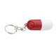 aerial view a red/white twist a pill key chain, image 1 of 2