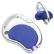 aerial view a blue carabiner swivel light pen, image 1 of 2