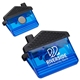 aerial view a blue customizable house magnet clip, image 1 of 2