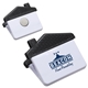 aerial view a white customizable house magnet clip, image 1 of 2
