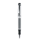 a silver blackpen enigma twist action pen silver