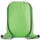 aerial view a lime versatile drawstring backpack for events, image 1 of 2