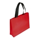 aerial view a red raindance xl water resistant non - woven tote, image 1 of 2