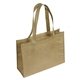 aerial view a khaki tropic breeze non - woven tote bag - 16 x 12, image 1 of 3