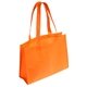 aerial view a orange tropic breeze non - woven tote bag - 16 x 12, image 1 of 2