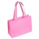 aerial view a pink tropic breeze non - woven tote bag - 16 x 12, image 1 of 2