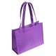 aerial view a purple tropic breeze non - woven tote bag - 16 x 12, image 1 of 2