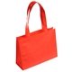 aerial view a red tropic breeze non - woven tote bag - 16 x 12, image 1 of 2