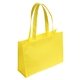 aerial view a yellow tropic breeze non - woven tote bag - 16 x 12, image 1 of 2