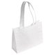 aerial view a white tropic breeze non - woven tote bag - 16 x 12, image 1 of 2