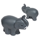 aerial view a gray elephant stress reliever, image 1 of 2