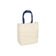 aerial view a blue give - away tote bag, image 1 of 2