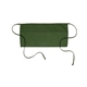 a hunter green waiter apron