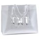 aerial view a frosted clear frosted clear scorpio bag w / foil print, image 1 of 2