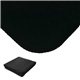 aerial view a black brookwater fleece blanket, image 1 of 6