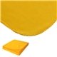 aerial view a yellow brookwater fleece blanket, image 1 of 5