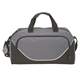 aerial view a grey 600d poly julian duffel bag, image 1 of 4