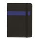 aerial view a black/blue pvc underline padfolio, image 1 of 2