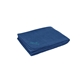 aerial view a blue-navy prime line economy fleece blanket, image 1 of 3