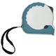 a white with blue trim construction pro 10 tape measure
