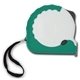 a white with green trim construction pro 10 tape measure