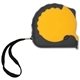 a yellow with black trim construction pro 10 tape measure