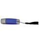 a blue with silver trim trvael torch led flashlight