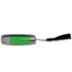 a green with silver trim trvael torch led flashlight