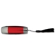 a red with silver trim trvael torch led flashlight