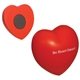 a red valentine heart stress ball magnet - stress relievers