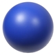aerial view a blue colorful stress balls, image 1 of 2