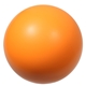 aerial view a orange colorful stress balls, image 1 of 2