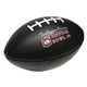 aerial view a black large football stress reliever, image 1 of 2