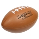 aerial view a brown large football stress reliever, image 1 of 2